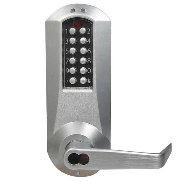 E-Plex 5700 Prox Exit Trim, 3,000 Access Codes, 30,000 Audit Events, Corbin Russwin 6-Pin LFIC Prep,